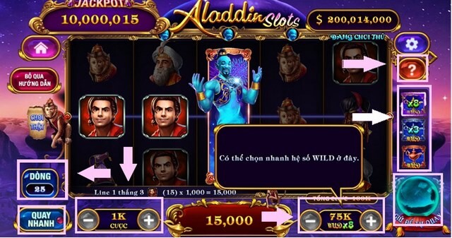 Bật mí cách chơi Aladdin chuẩn luôn thắng